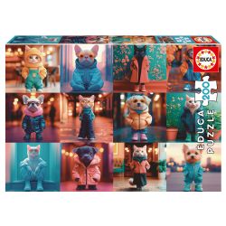 EDUCA CASSE-TÊTE 200 PIÈCES - ANIMAUX FASHION #20219